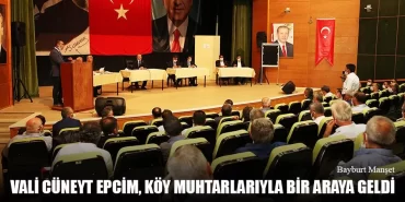 Vali Cüneyt Epcim, Köy Muhtarlarıyla Bir Araya Geldi