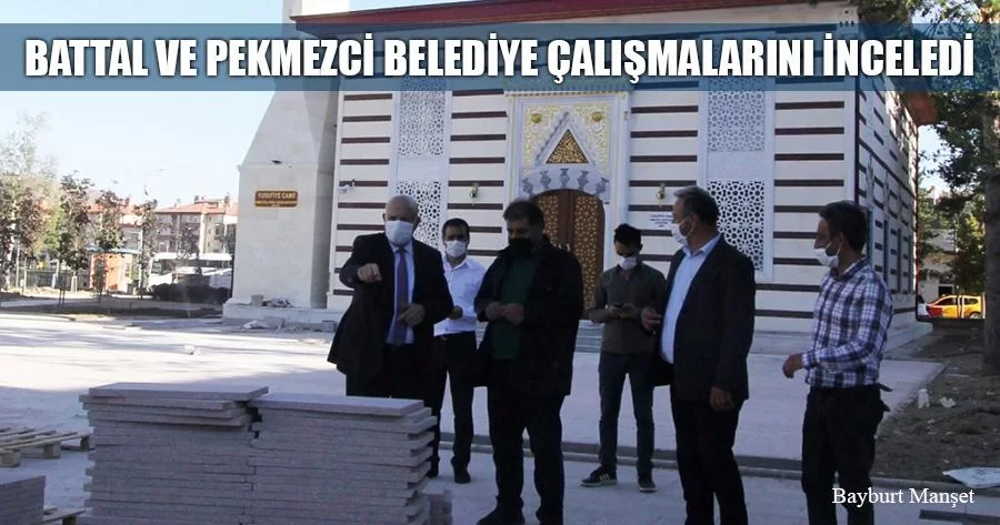 Battal Ve Pekmezci Belediye Çalışmalarını İnceledi