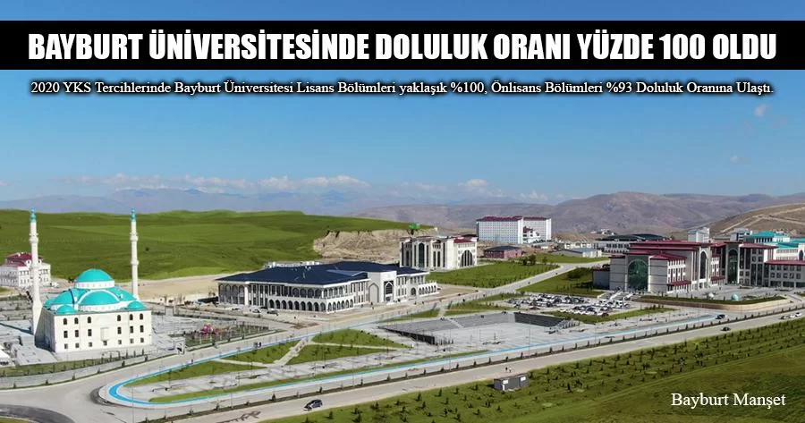 Bayburt Üniversitesinde Doluluk Oranı Yüzde 100 Oldu