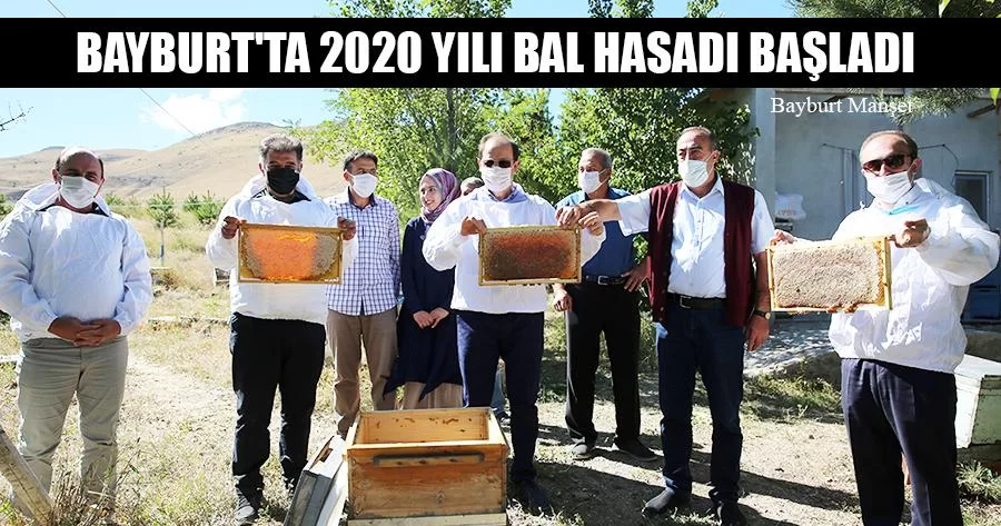 Bayburt'ta 2020 Yılı Bal Hasadı Başladı