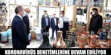 Bayburt'ta Koronavirüs Denetimlerine Devam Ediliyor