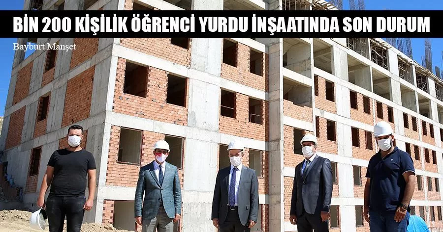 Bin 200 Kişilik Öğrenci Yurdu İnşaatında Son Durum