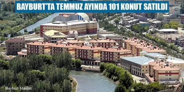 Temmuz 2020 Yılında Bayburt'ta 101 Konut Satıldı