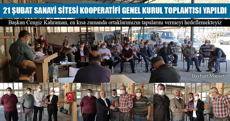 21 Şubat Sanayi Sitesi Kooperatifi Genel Kurul Toplantısı Yapıldı