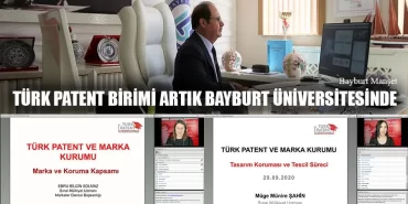 Türk Patent Birimi Artık Bayburt Üniversitesinde