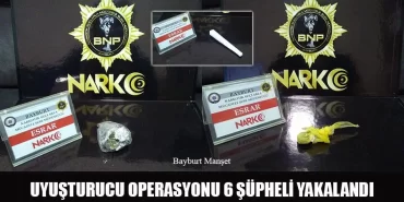 Uyuşturucu Operasyonu 6 Şüpheli Yakalandı