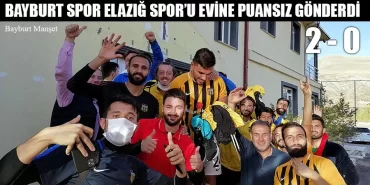 Bayburt Spor Elazığ Spor'u Evine Puansız Gönderdi