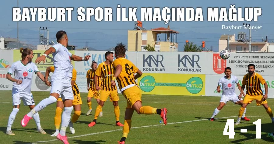 Bayburt Spor İlk Maçında Mağlup