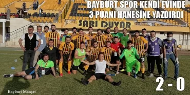 Bayburt Spor Kendi Evinde 3 Puanı Hanesine Yazdırdı