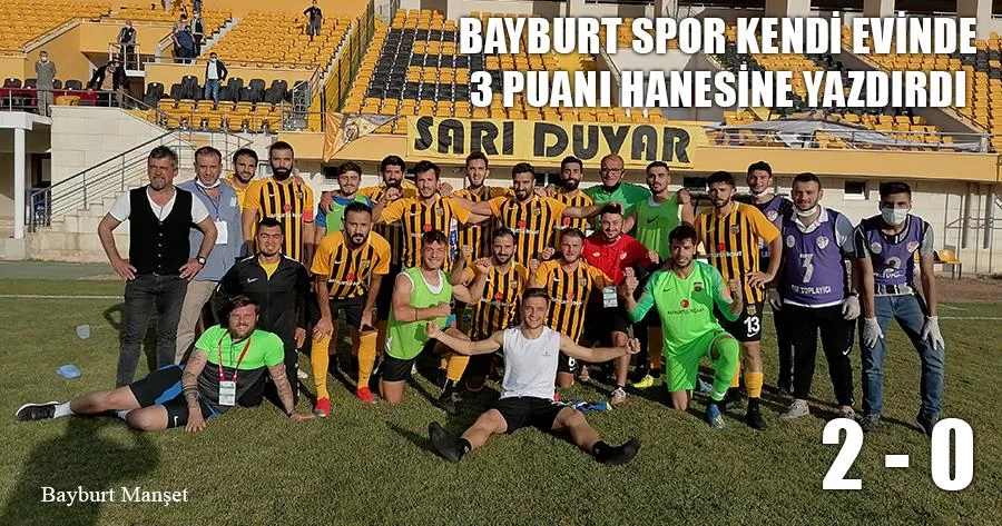 Bayburt Spor Kendi Evinde 3 Puanı Hanesine Yazdırdı