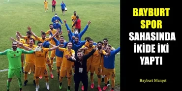 Bayburt Spor Sahasında İkide İki Yaptı
