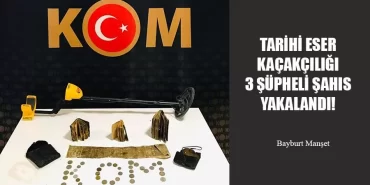 Tarihi Eser Kaçakçılığı, 3 Şüpheli Şahıs Yakalandı!