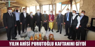 Yılın Ahisi Recai Purutoğlu Kaftanını Giydi