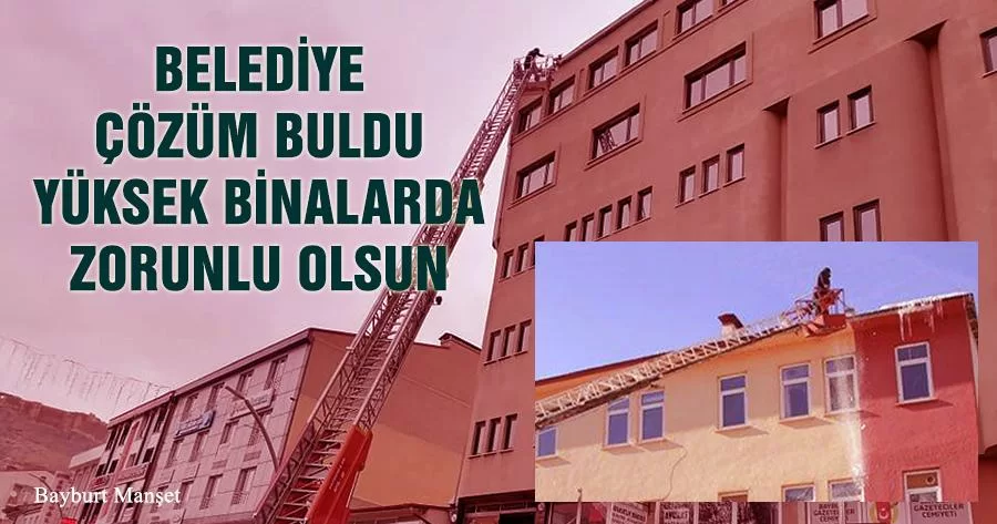 Belediye Çözüm Buldu, Yüksek Binalarda Zorunlu Olsun!