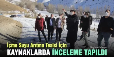 İçme Suyu Arıtma Tesisi İçin Kaynaklarda İnceleme Yapıldı