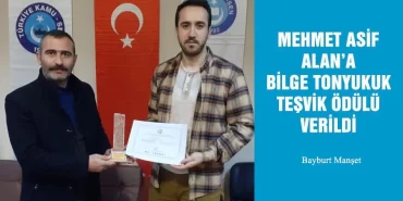 Mehmet Asif Alan’a Bilge Tonyukuk Teşvik Ödülü Verildi