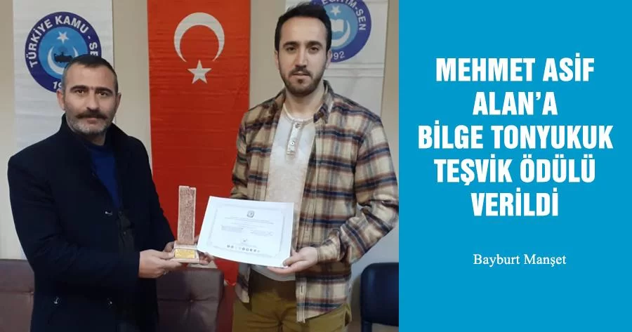 Mehmet Asif Alan’a Bilge Tonyukuk Teşvik Ödülü Verildi