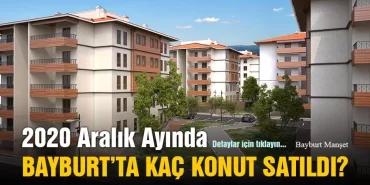 2020 Aralık Ayında Bayburt’ta Kaç Konut Satıldı?