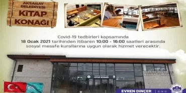 Aksaray Nuri Yazıcı Kitap Konağı’nın kapılarını yeniden açıyor