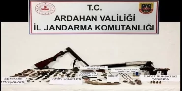 Ardahan’da Jandarma’dan tarihi eser operasyonu
