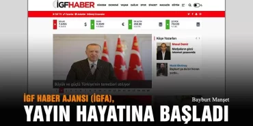 İGF Haber Ajansı (İGFA), Yayın Hayatına Başladı