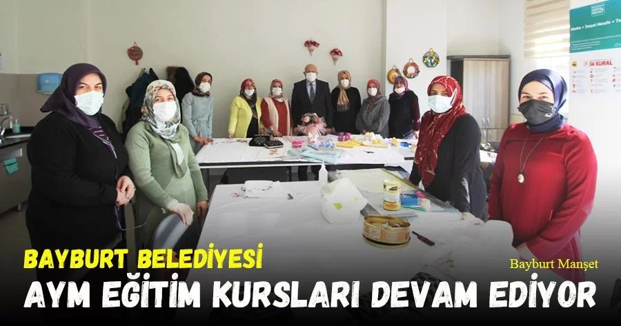 Bayburt Aile Yaşam Merkezi Kursları Devam Ediyor