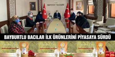 Bayburtlu Bacılar Tarhun Ürünlerini Piyasaya Sürdü