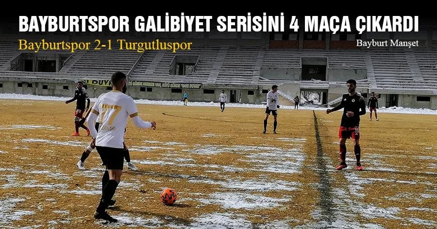 Bayburtspor Galibiyet Serisini 4 Maça Çıkardı