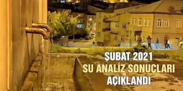 Şubat 2021 Bayburt Su Analiz Sonuçları Açıklandı