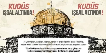 Bayburt'ta, "Kudüs'ün Hakları Ve Özgürlüğü İçin Meydanlardayız" Açıklaması