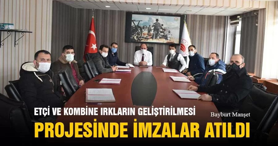 Etçi ve Kombine Irkların Geliştirilmesi Projesinde İmzalar atıldı