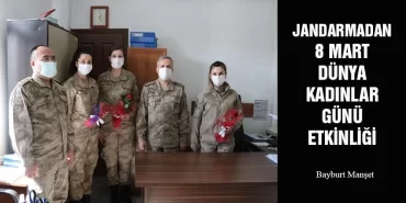 Jandarmadan 8 Mart Dünya Kadınlar Günü Etkinliği