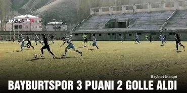 Bayburtspor 3 Puanı 2 Golle Aldı