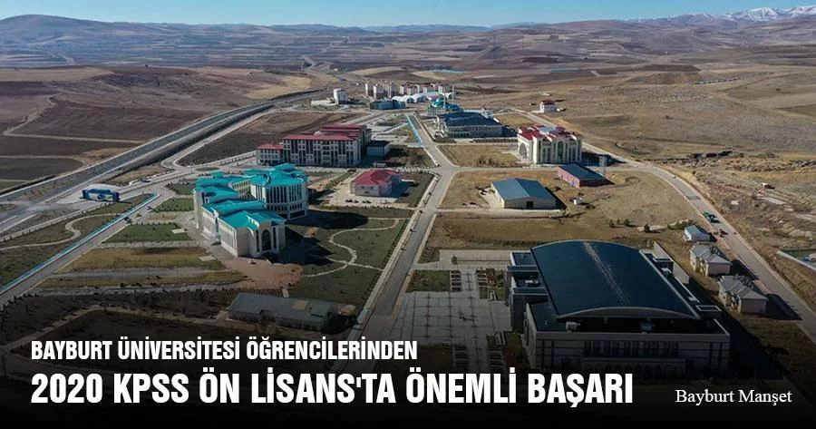 Bayburt Üniversitesi Öğrencilerinden 2020 KPSS Ön Lisans'ta Önemli Başarı