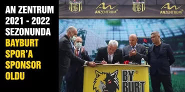 An Zentrum 2021 - 2022 Sezonunda Bayburt Spor’a Sponsor Oldu