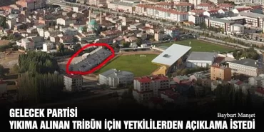 Gelecek Partisi Yıkıma Alınan Tribün İçin Yetkililerden Açıklama İstedi