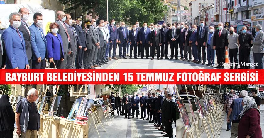 Bayburt Belediyesi 15 Temmuz Fotoğraf Sergisi Açtı