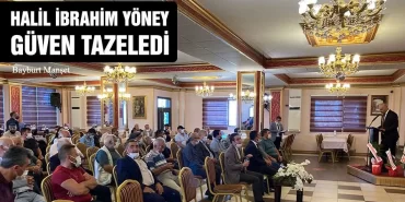 Esnaf ve Sanatkarlar Yeniden Halil İbrahim Yöney Dedi