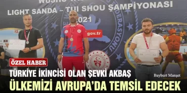 Türkiye İkincisi Olan Şevki Akbaş Ülkemizi Avrupa’da Temsil Edecek