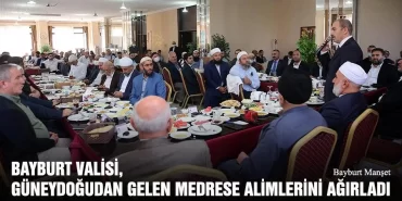 Bayburt Valisi, Güneydoğudan Gelen Medrese Alimlerini Ağırladı