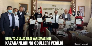 Ufka Yolculuk Bilgi Yarışmasının Kazananlarına Ödülleri Verildi