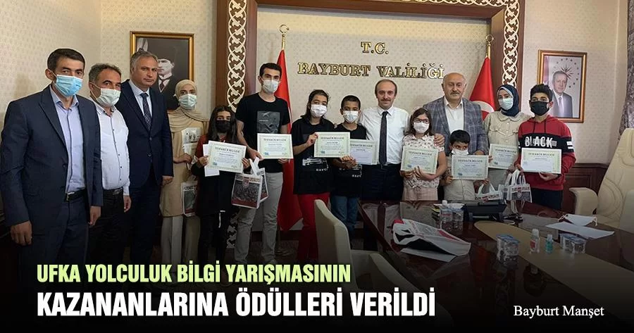 Ufka Yolculuk Bilgi Yarışmasının Kazananlarına Ödülleri Verildi