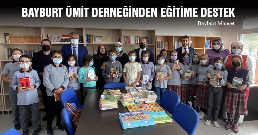 Bayburt Ümit Derneğinden Eğitime Destek