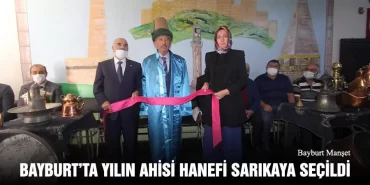 Bayburt’ta Yılın Ahisi Hanefi Sarıkaya Seçildi