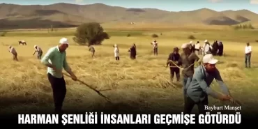 Harman Şenliği İnsanları Geçmişe Götürdü