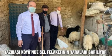 Yazıbaşı Köyü’nde Sel Felaketinin Yaraları Sarılıyor