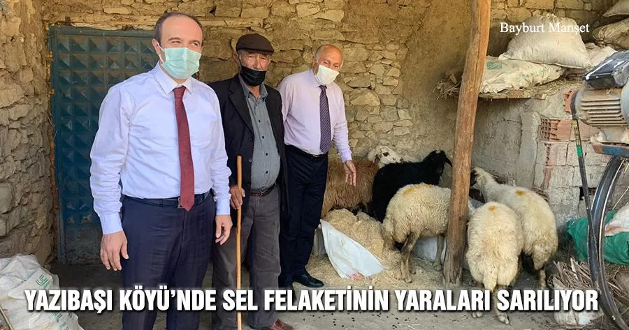 Yazıbaşı Köyü’nde Sel Felaketinin Yaraları Sarılıyor