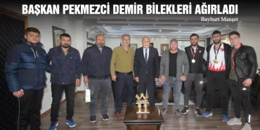 Başkan Pekmezci Demir Bilekleri Ağırladı