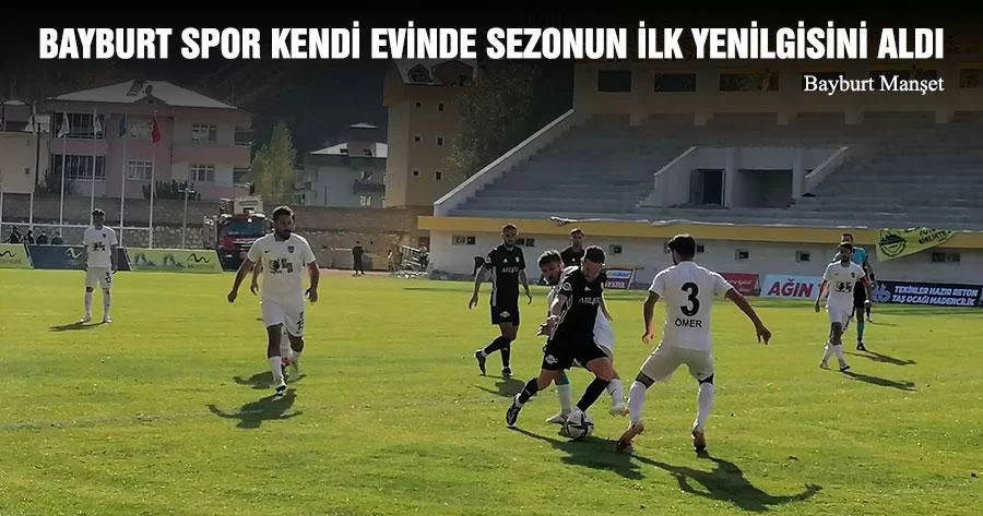 Bayburt Spor Kendi Evinde Sezonun İlk Yenilgisini Aldı