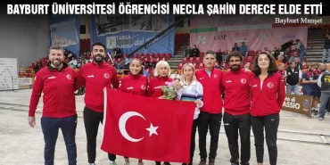 Bayburt Üniversitesi Öğrencisi Necla Şahin Derece Elde Etti